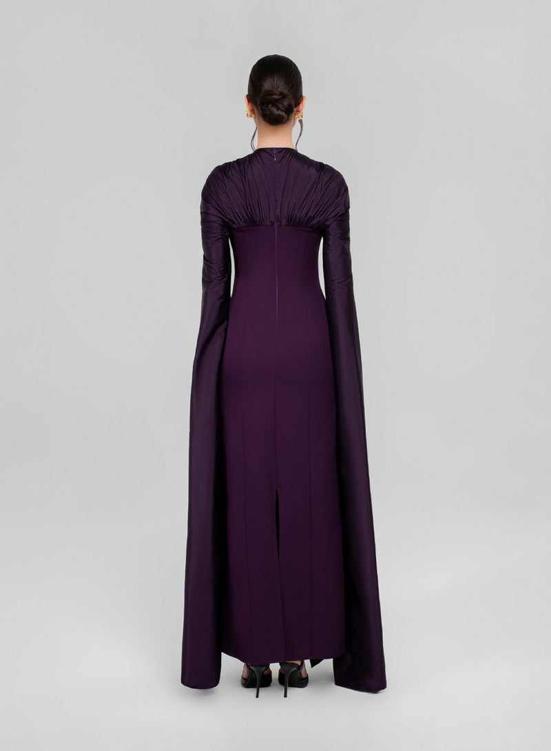 CHASE Cowl Sleeve Maxi Dress - Image 2