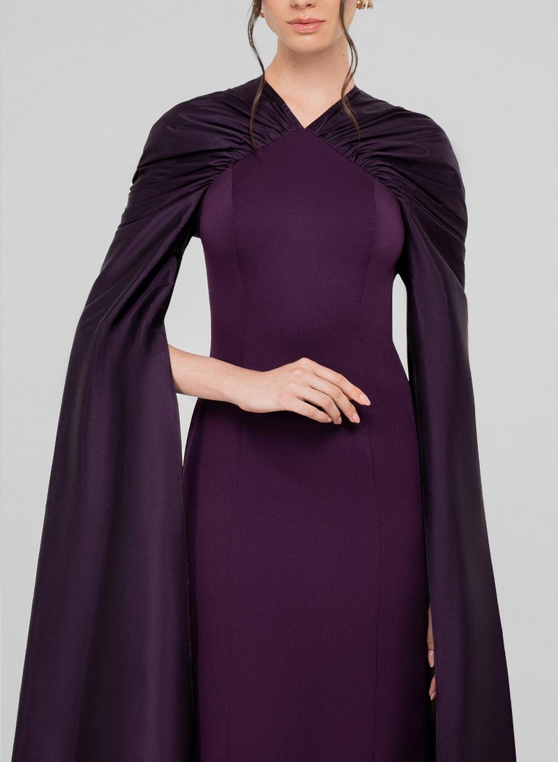 CHASE Cowl Sleeve Maxi Dress - Image 3