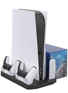 KJH Vertical Stand Compatible for Playstation 5 Charging Station with Cooling Fan  - Image 1