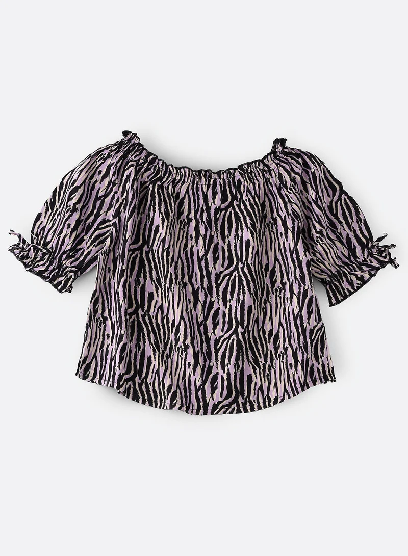 Jelliene Aop Woven Top