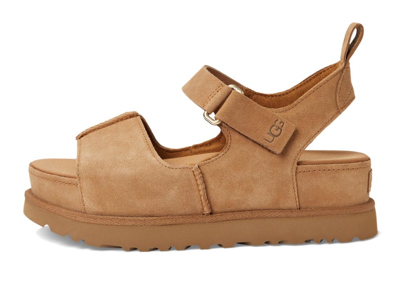 UGG Women's GOLDENSTAR HI Sandal, Chestnut Suede, 8.5 - Image 5