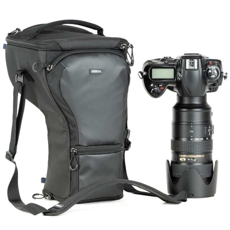 Think Tank Digital Holster 50 V3 Camera Bag Only for Gripped Camera Body with 70200mm f28 Lens Attached - Image 2