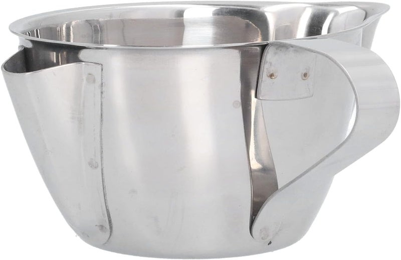 Stainless Steel Oil Fat Separator Bowl, Kitchen Gravy Separator with Curved Handle and Precision Spout, Easy to Clean Durable Oil Separator for Cooking - Image 2