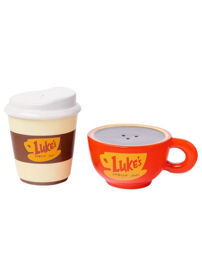 Silver Buffalo Gilmore Girls Latte Mug Ceramic Salt and Pepper Shaker - Image 1
