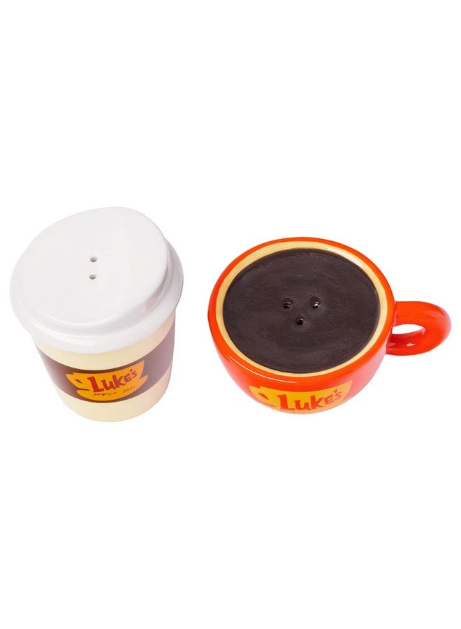 Silver Buffalo Gilmore Girls Latte Mug Ceramic Salt and Pepper Shaker - Image 4