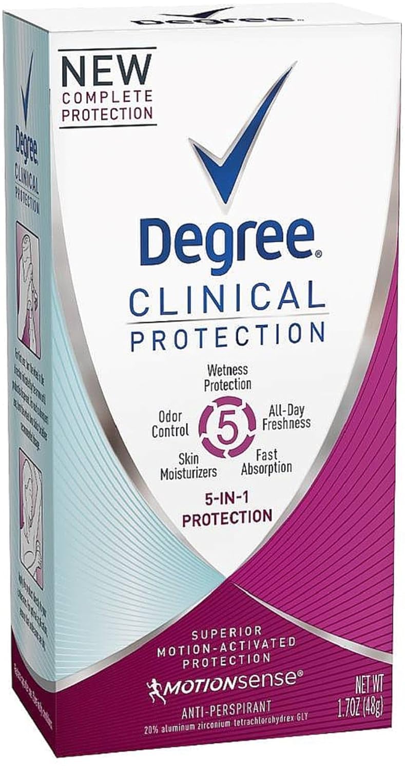 Degree Clinical Protection 5in1 Antiperspirant 170 oz 3 Pack
