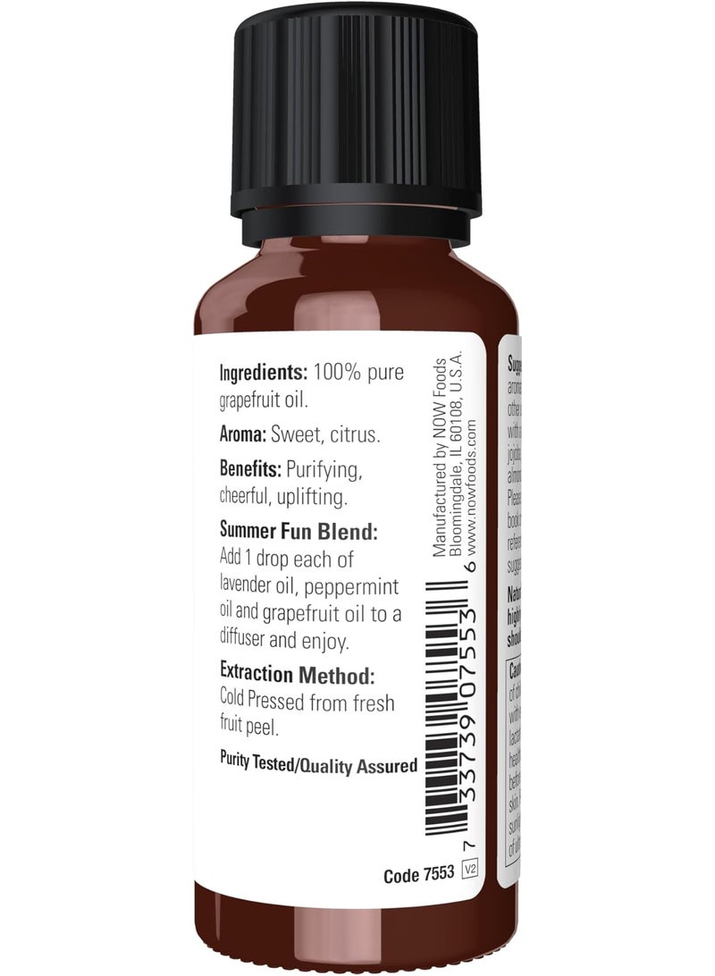 ناو زيت الجريب فروت من ناو فودز، نقي 100%، 1 أونصة سائلة - Image 2