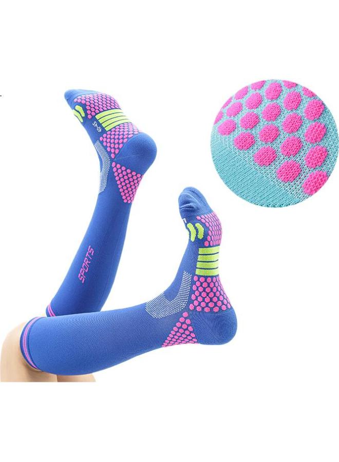 Caspian Wolf Running Marathon Sports Socks, Compression Socks, Fitness Jump Rope Pressure Socks, Elastic Long Tube Calf Socks For Men And Women - Image 2