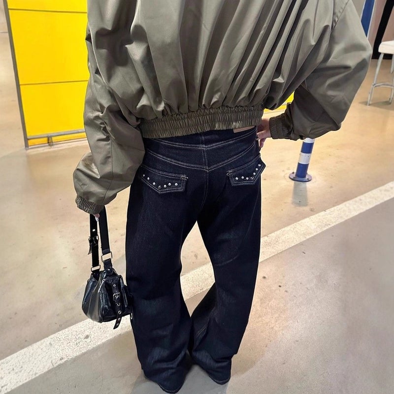 Unisex Casual Daily Denim Jeans - Image 5