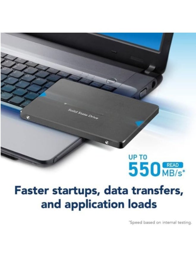 هارد SSD داخلي 480 جيجابايت مقاس 2.5 بوصة SATA III بسرعة قراءة تصل إلى 550MB/s لترقية اللابتوب والكمبيوتر - Image 4