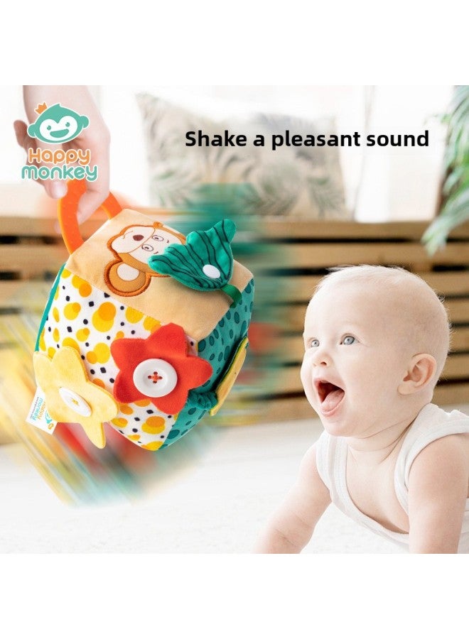 Happy Monkey Baby Dressing Toys Building Blocks Rattle Infant Intelligence Development Early Education Toys-Color:Teether Dressing Toy Building Blocks-monkey  - Image 4