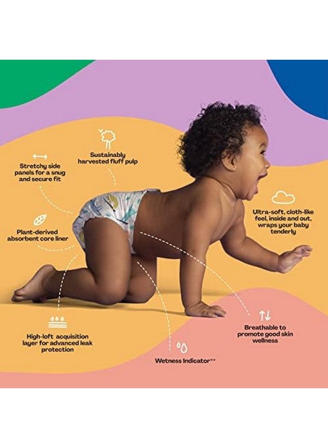 Hello Bello Premium Baby Diapers Size 2, 30 Count of Disposable, Extra-Absorbent, Hypoallergenic Baby Diapers with Snug and Comfort Fit, Alphabet Soup - Image 1