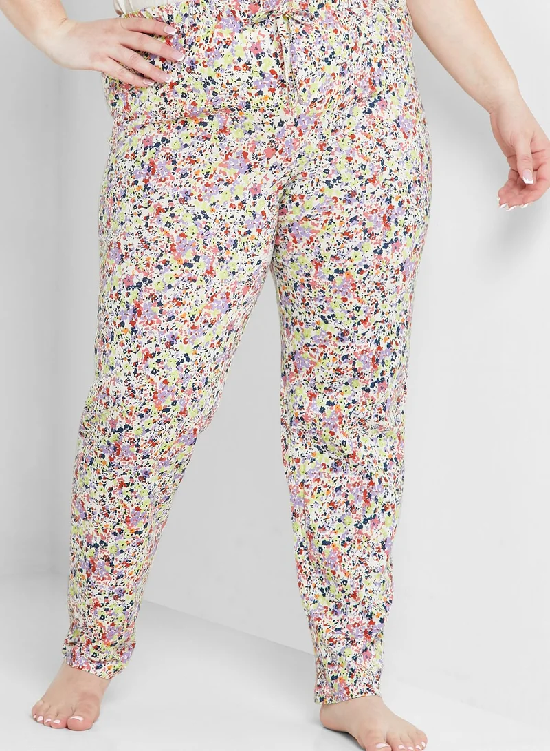 Ginger Plus Graphic Printed Pyjama Set
