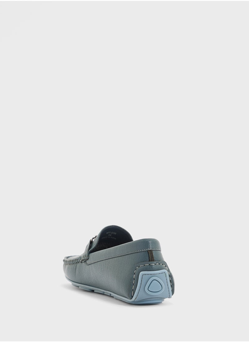 Robert Wood Trim Detail Loafers  - Image 2