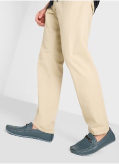 Robert Wood Trim Detail Loafers  - Image 5