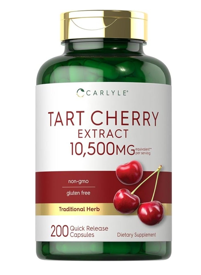 Tart Cherry Extract 10,500mg 200 Capsules