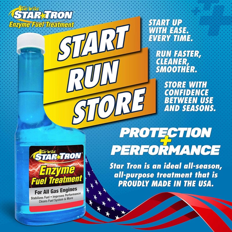 Star Brite علاج وقود إنزيم ستار ترون المركز 16 أونصة سائلة يعالج حتى 256 جالونًا يجدد ويثبت البنزين القديم يعالج مشاكل الإيثانول يحسن كفاءة استهلاك الوقود يقلل الانبعاثات يزيد من القوة الحصانية - Image 3