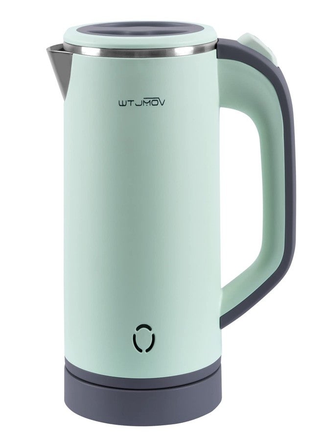 WTJMOV Small Electric Kettle Stainless Steel, 0.8L Portable Tea Kettle Auto Shut-off, Low Power Hot Water Kettle for Camping, Travel, Office and More - Image 1