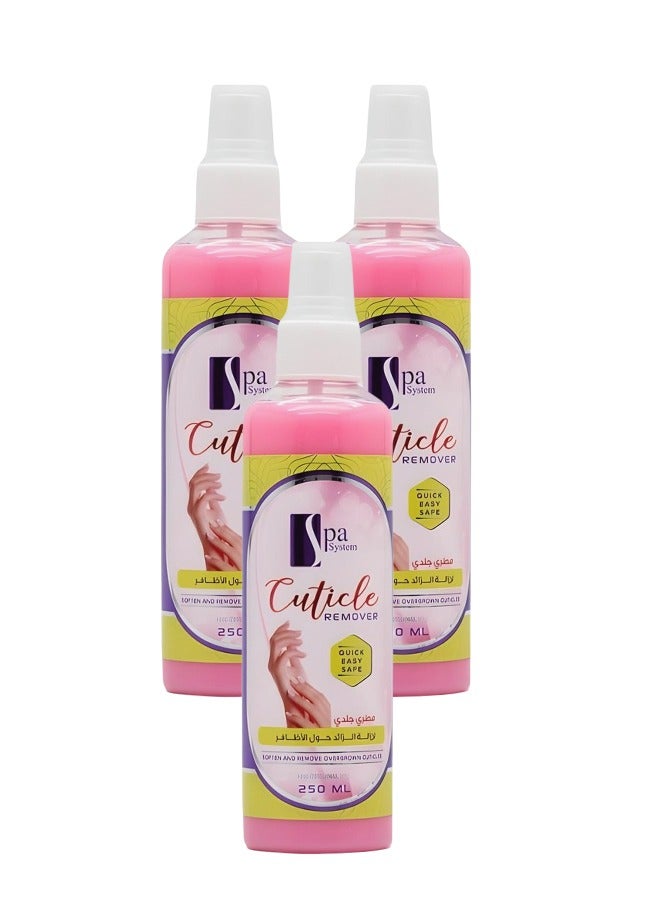 سبا سيستم 3 قطع مزيل للبشرة، سريع وسهل وآمن 250 مل - Image 1