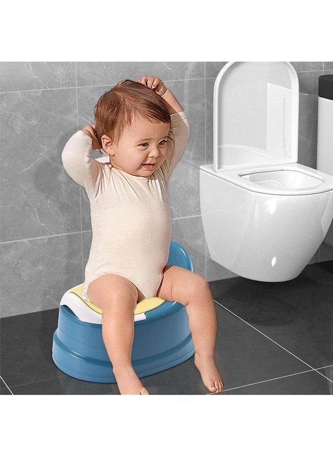 Arabest - Baby Toilet Potty, Kids Potty Training Toilet Seat, Whale -Themed Carry Potty for Kids with Removable Urinal Pot, Potty Chair for Boys and Girls Ages 1-6, Non Slip and Stable(Blue) - Image 1