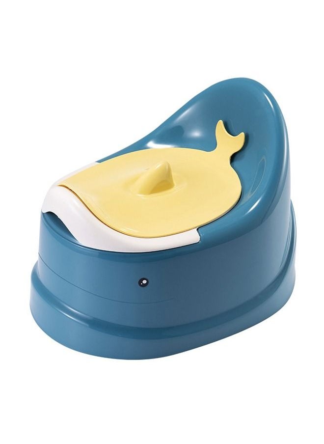 Arabest - Baby Toilet Potty, Kids Potty Training Toilet Seat, Whale -Themed Carry Potty for Kids with Removable Urinal Pot, Potty Chair for Boys and Girls Ages 1-6, Non Slip and Stable(Blue) - Image 1