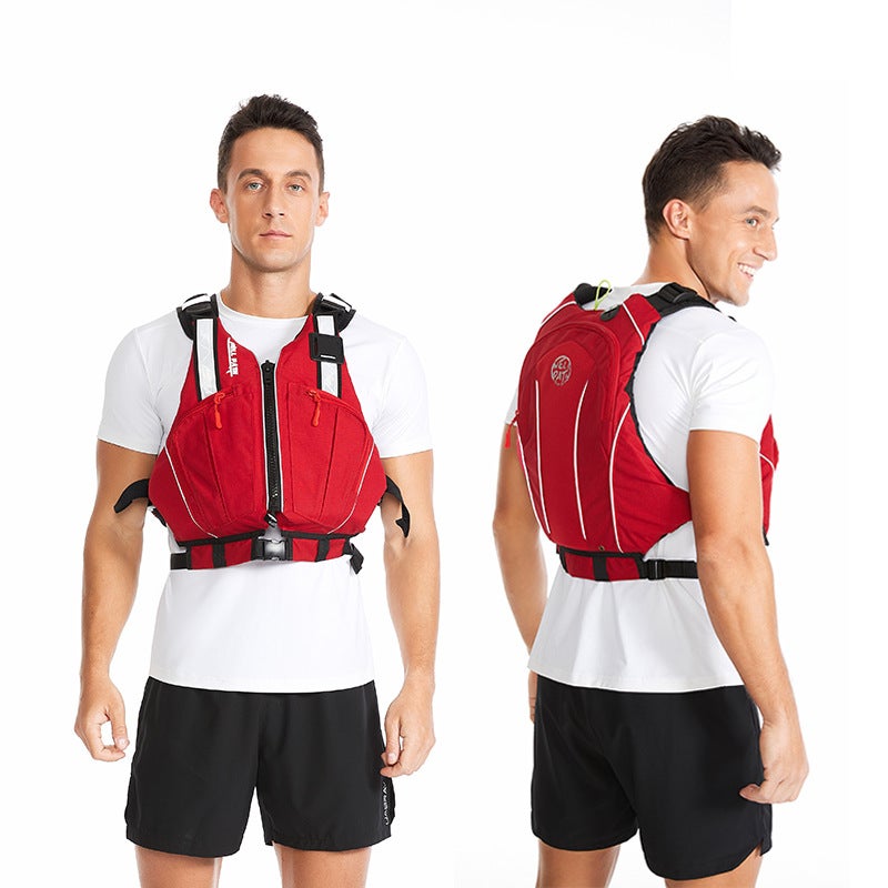 Vipas 100N Adult Life Vest High Buoyancy Fishing Boating Red S/M 