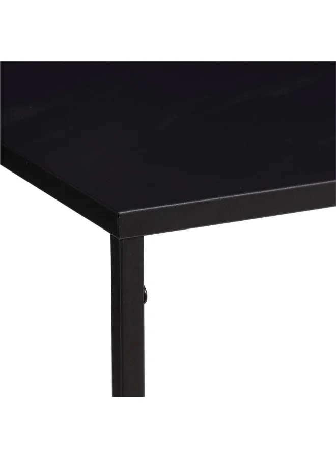 Atmosphera Gota Elegant Design Rectangular Console Table Black 85 x 40 x 120 cm 185059