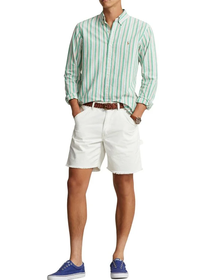 POLO RALPH LAUREN Custom Fit Striped Oxford Shirt