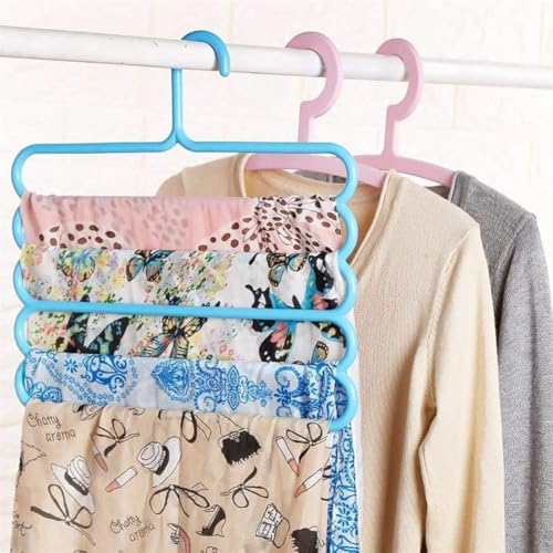 SpaceOrganizer 360-Degree Rotating Clothes Hanger, Multi-Purpose Wardrobe Organizer for Pants and Suits (5 Layer Clothes Hanger, 5PCS) - Image 5