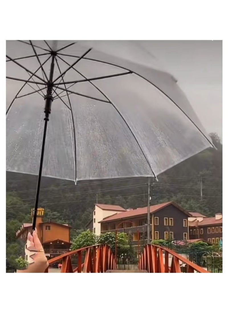 Rally Lightweight Waterproof Folding Transparent Umbrella  - Image 2