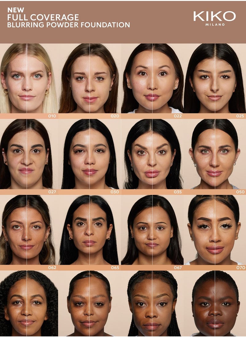 KIKO MILANO - Full Coverage Blurring Powder Foundation - 020 - Neutral Fair - Image 1