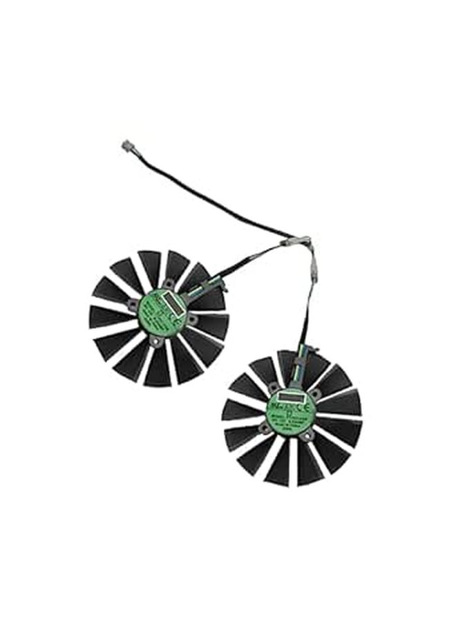 Replacement GPU Cooling Fan 2 Pack Easy to Install for Graphics Card Repair - Image 1