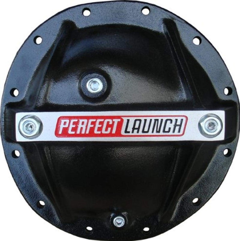 Proform 69502 Black Aluminum Passenger Car Differential Cover with Perfect Launch Logo and Bearing Cap Stabilizer Bolts for GM - Image 4