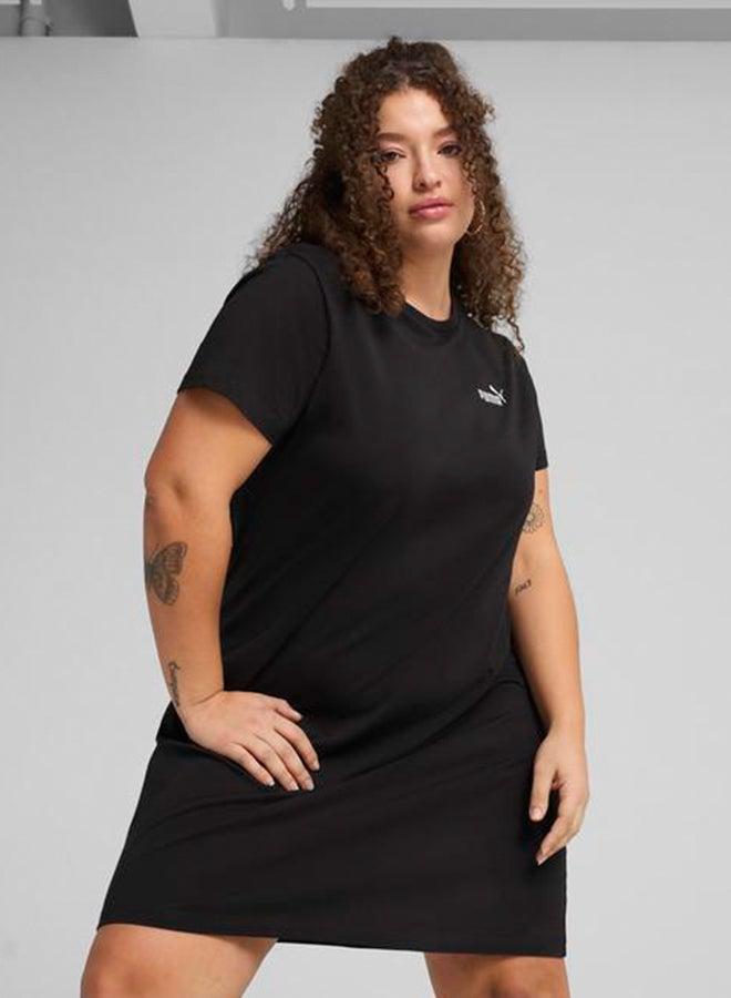 PUMA Classic Black T-Shirt Dress - Image 1