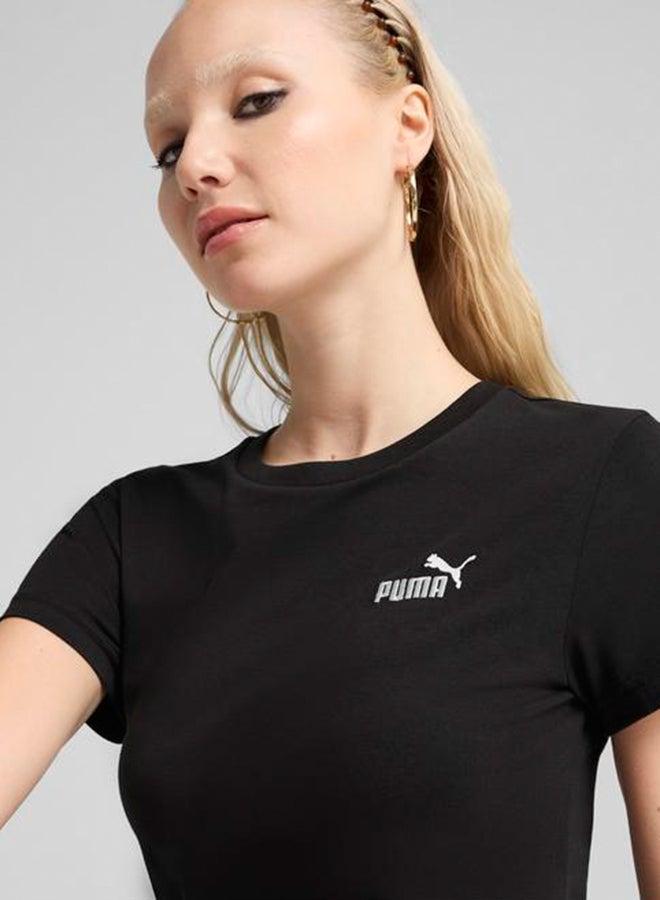 PUMA Classic Black T-Shirt Dress - Image 3