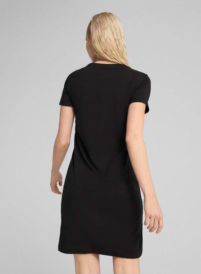 PUMA Classic Black T-Shirt Dress - Image 2