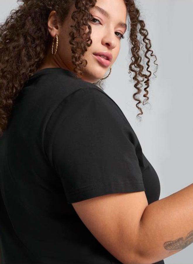 PUMA Classic Black T-Shirt Dress - Image 4