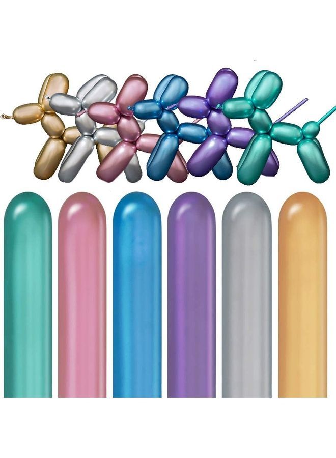 NIBEMINENT 100-Piece Magic Long Twisting Balloons - Image 3