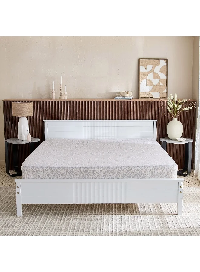 Home Box Madison Burnley Cotton Printed Super King Fitted Sheet - 200x200+30 cm