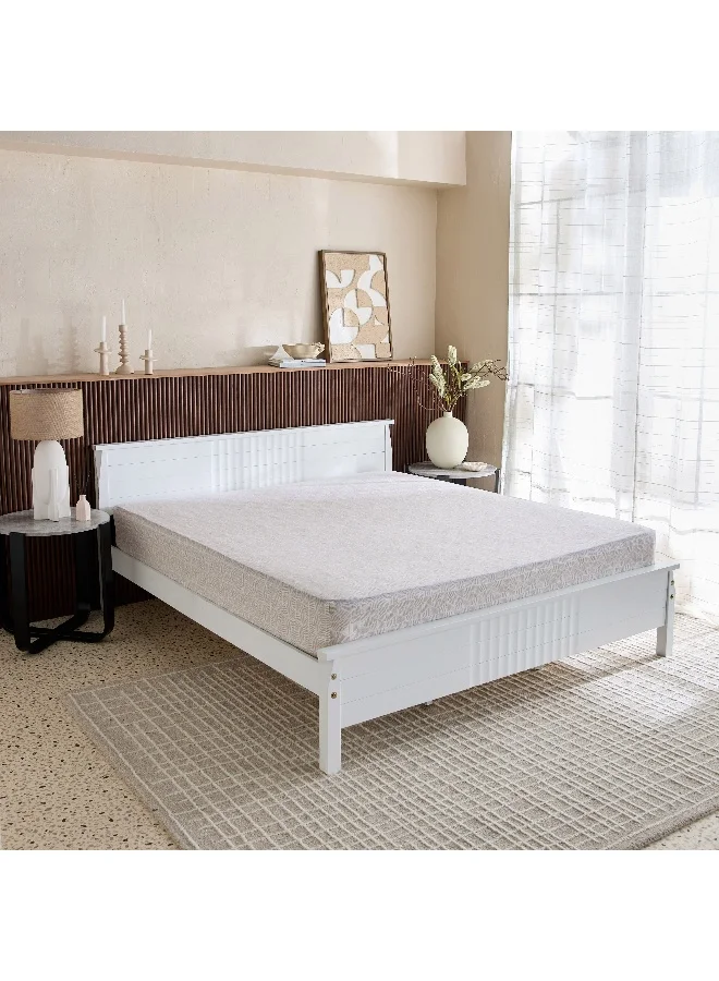 Home Box Madison Burnley Cotton Printed Super King Fitted Sheet - 200x200+30 cm