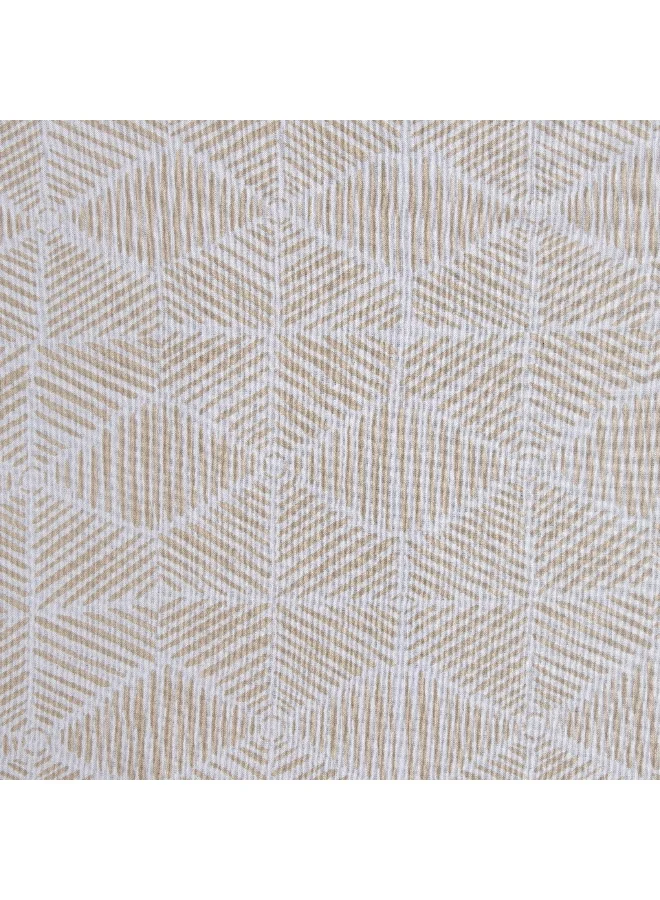 Home Box Madison Burnley Cotton Printed Super King Fitted Sheet - 200x200+30 cm