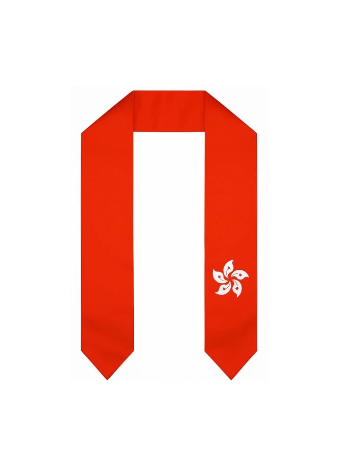 وشاح هونغ كونغ - إكسسوار ناعم وخفيف الوزن للتجمعات الرياضية والاحتفالات الوطنية ومهرجانات الشوارع والمسيرات والملابس الخارجية - Image 1