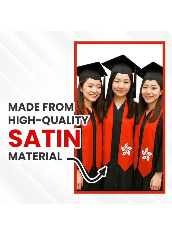 وشاح هونغ كونغ - إكسسوار ناعم وخفيف الوزن للتجمعات الرياضية والاحتفالات الوطنية ومهرجانات الشوارع والمسيرات والملابس الخارجية - Image 3