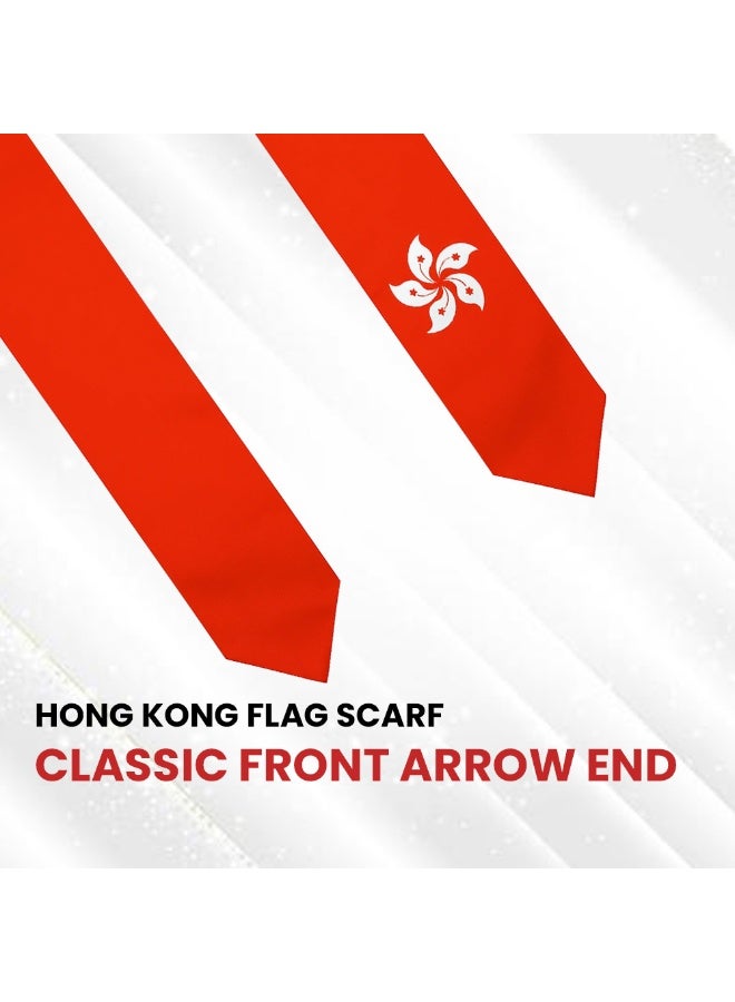 وشاح هونغ كونغ - إكسسوار ناعم وخفيف الوزن للتجمعات الرياضية والاحتفالات الوطنية ومهرجانات الشوارع والمسيرات والملابس الخارجية - Image 2