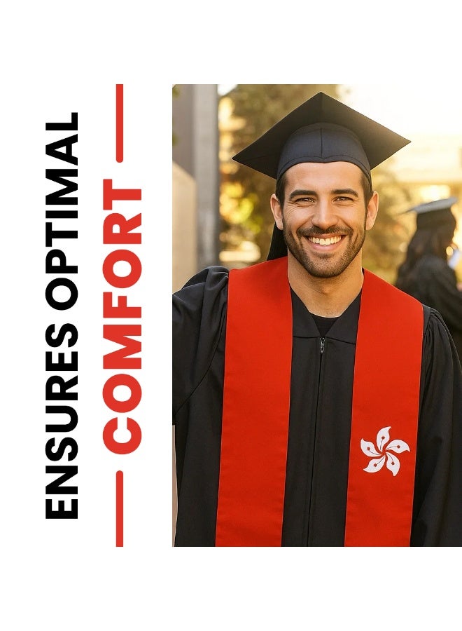 وشاح هونغ كونغ - إكسسوار ناعم وخفيف الوزن للتجمعات الرياضية والاحتفالات الوطنية ومهرجانات الشوارع والمسيرات والملابس الخارجية - Image 5