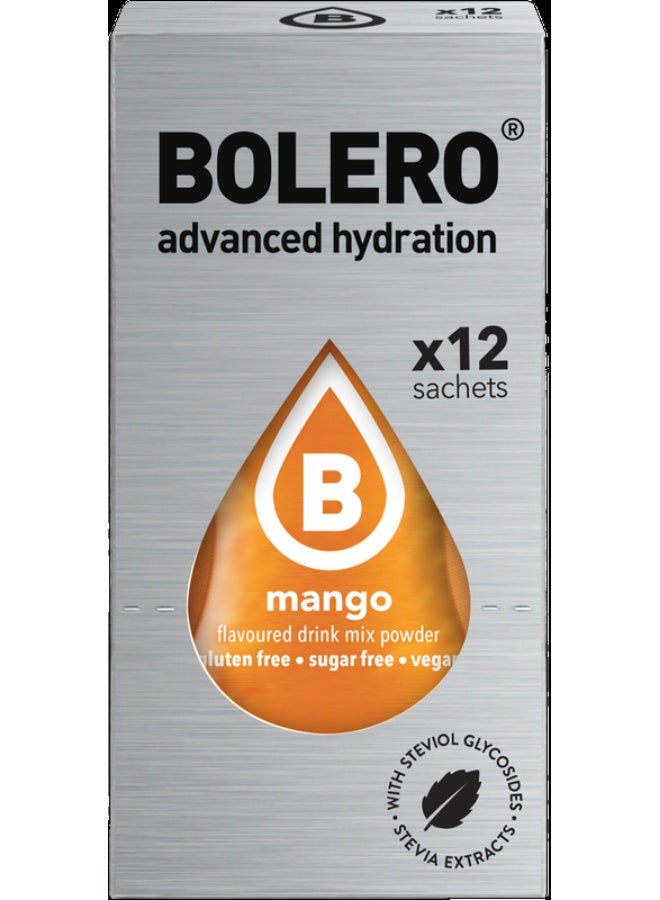 بوليرو منكهات الماء بوليرو - نكهة المانجو (12*3 جرام) - Image 1