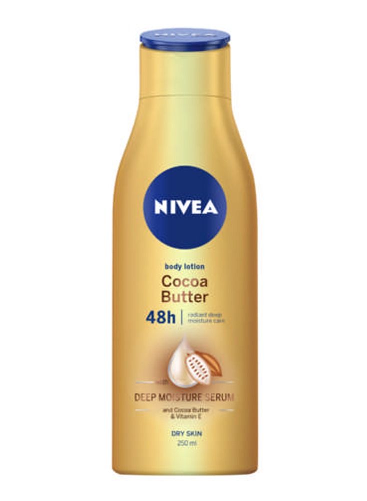 نيفيا لوشن الجسم بزبدة الكاكاو ، فيتامين هـ ، للبشرة الجافة 250 مل - Image 3