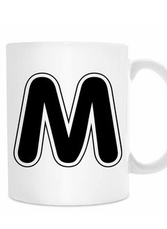 MP Letter M Alphabet Printed Coffee Mug  - Image 2