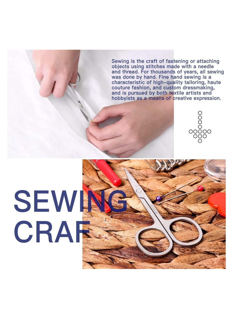 Portable Sewing Kit with Case - Complete Sewing Supplies for Adults and Kids, Includes Needles, Threads, Scissors, Thimble, Clips, Perfect for Travel, Family, Everyday Use, and DIY Projects - Image 4