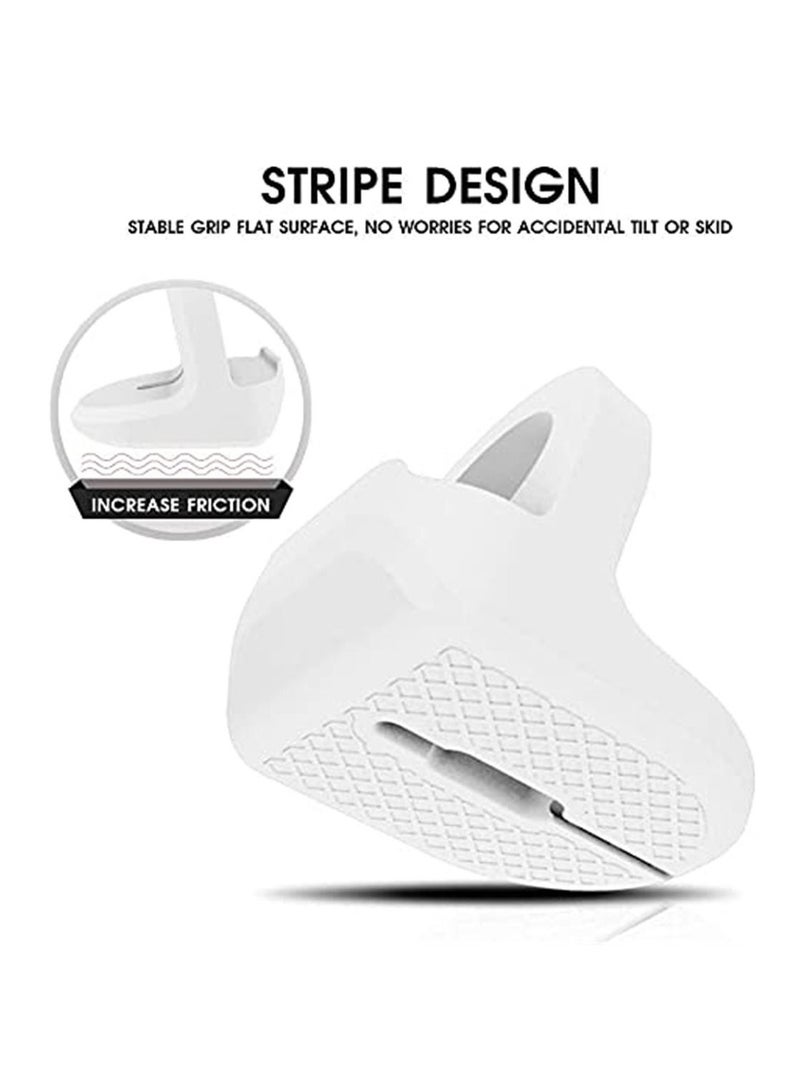 Silicone Charge Stand Holder Station Dock for Apple Watch Series 7/6/SE/5/4/3/2/1 (45mm 44mm 42mm 41mm 40mm 38mm) Charger Cable - Image 4